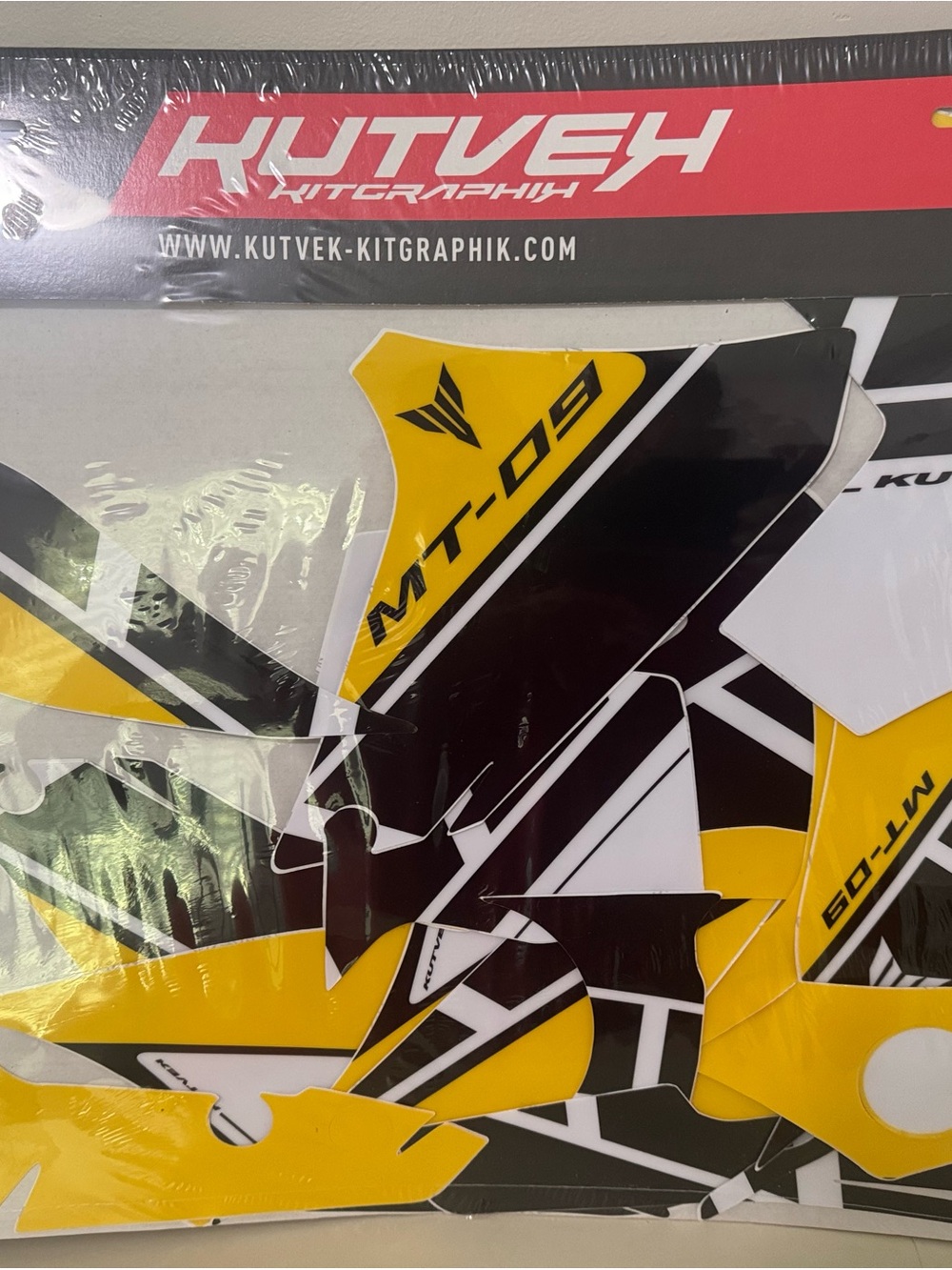 Yellow & Black Kids Bottoms Graphic Decal